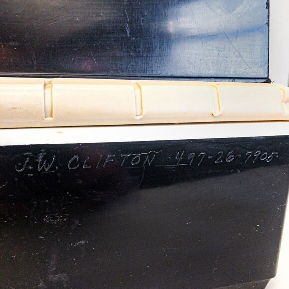 VTG King Seely Thermos Cooler Box W/ Beverage Thermos - Picture 7 of 16